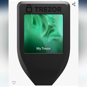 Trezor Model T Digital Wallet Cryptocurrency, Bitcoin.